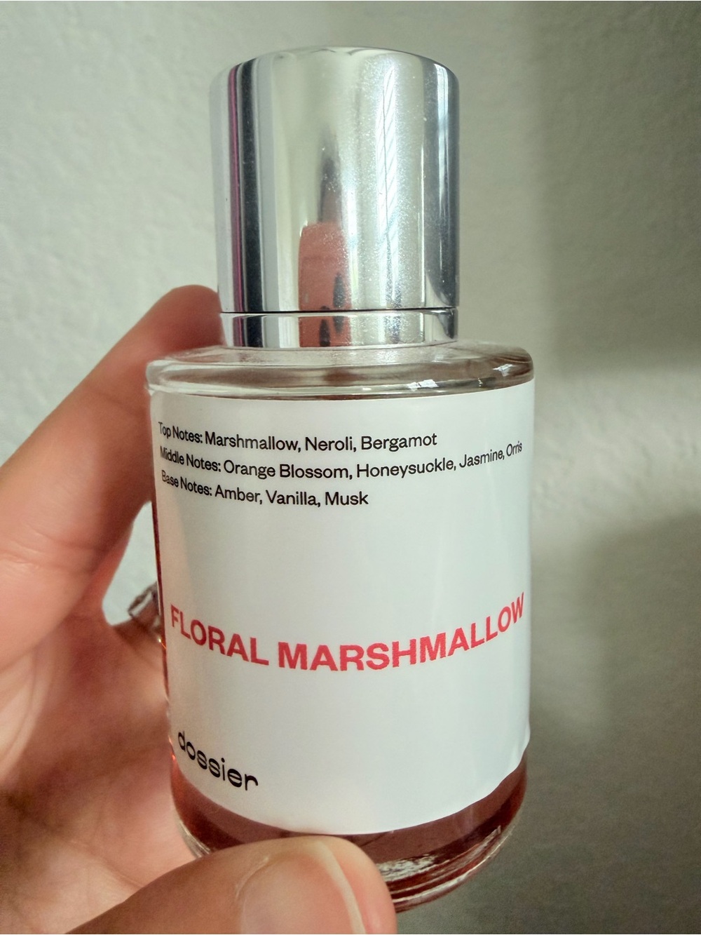 Dossier floral marshmallow